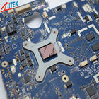 Garnet Telecommunication Hardware Naturally Tacky 6.2 W Silicon Thermal Pad 0.25-5.08mm Thickness
